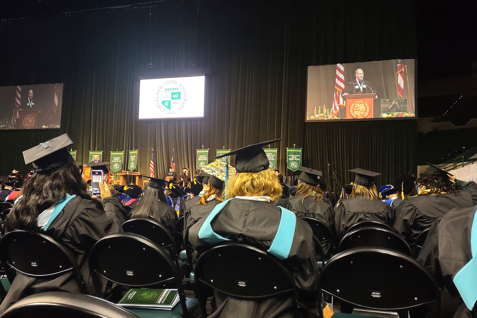 Images from CSU's commencement ceremonies Cleveland Stater