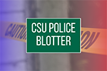 CSU Police Department blotter graphic
