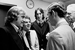 UK's Prince Charles talking to CSU students during his visit in 1977