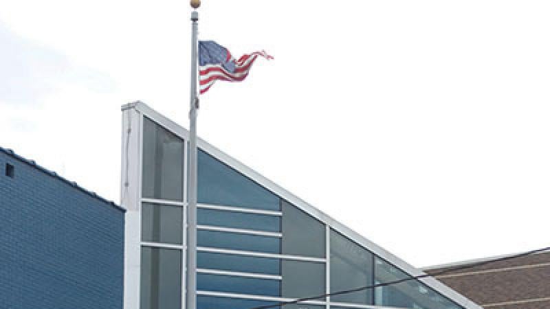 view of the police station
