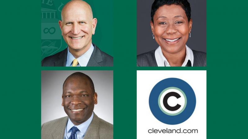 Harlan Sands (top left), Janelle Hughes (top right), Douglas Dykes (bottom left), Cleveland.com logo (bottom right)