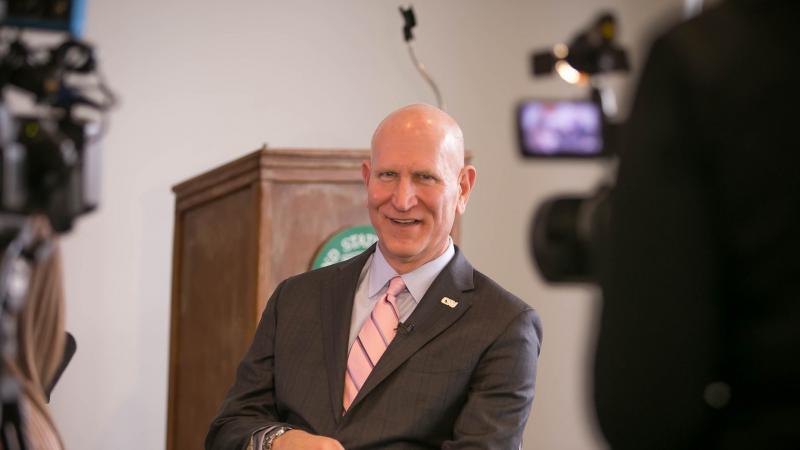 Cleveland State University Board of Trustees voted unanimously to extend the contract of President Harlan Sands through June 20, 2026