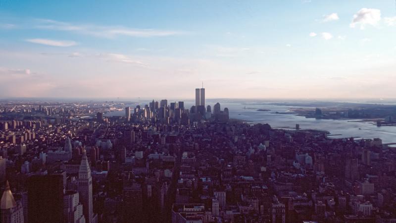 New York City before the towers fell