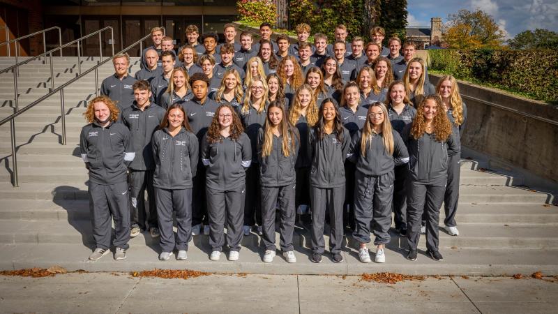 2021-22 Cleveland State University swimming and diving team
