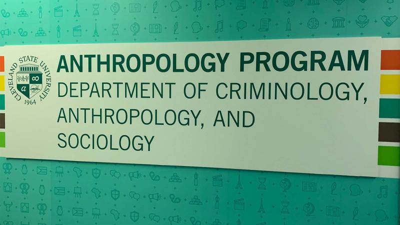 The anthropology program is on the 9th floor of Rhodes Tower at CSU.