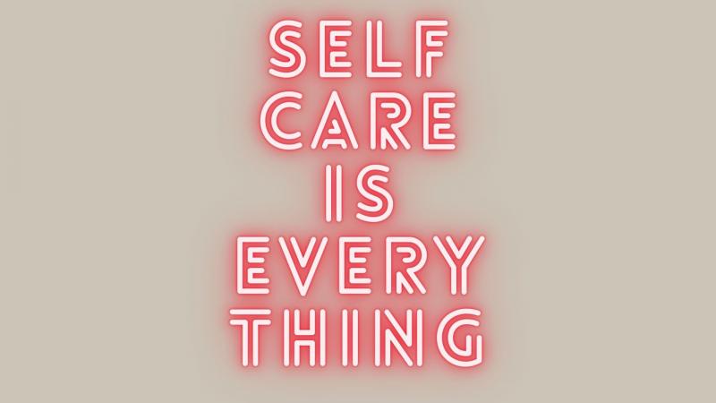 There is no harm in taking care of yourself.