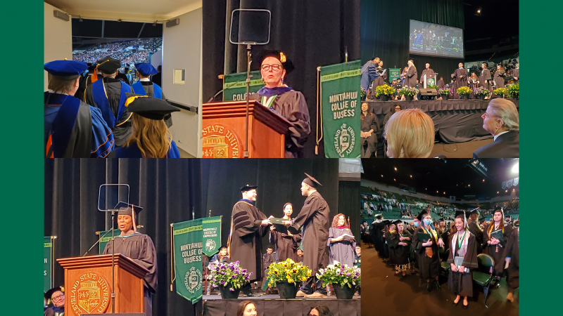 images from CSU's spring 2022 commencement