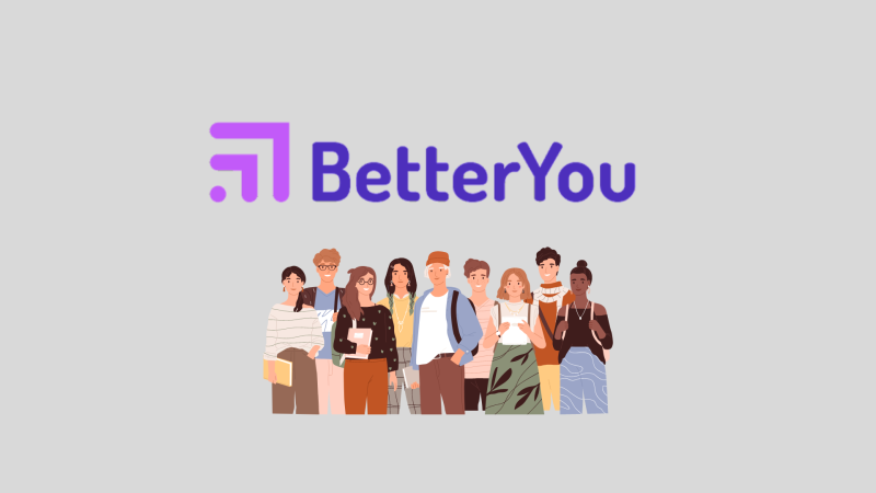 BetterYou logo with students