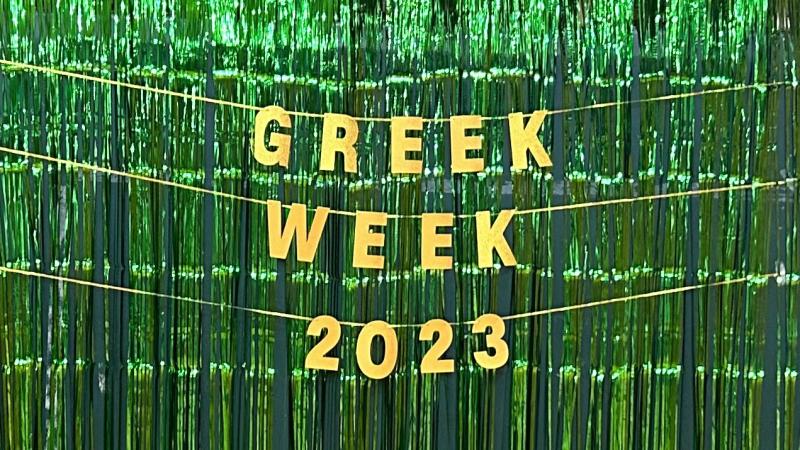 Greek Week 2023 banner