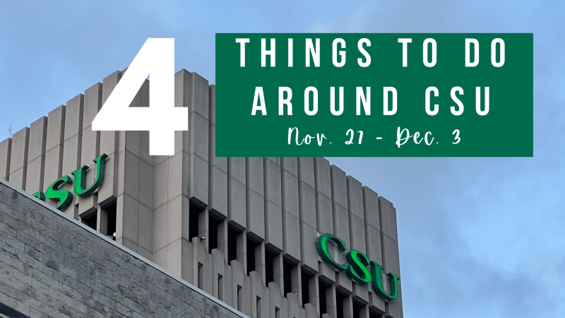 Graphic for things to do around CSU NOV.27-DEC.03