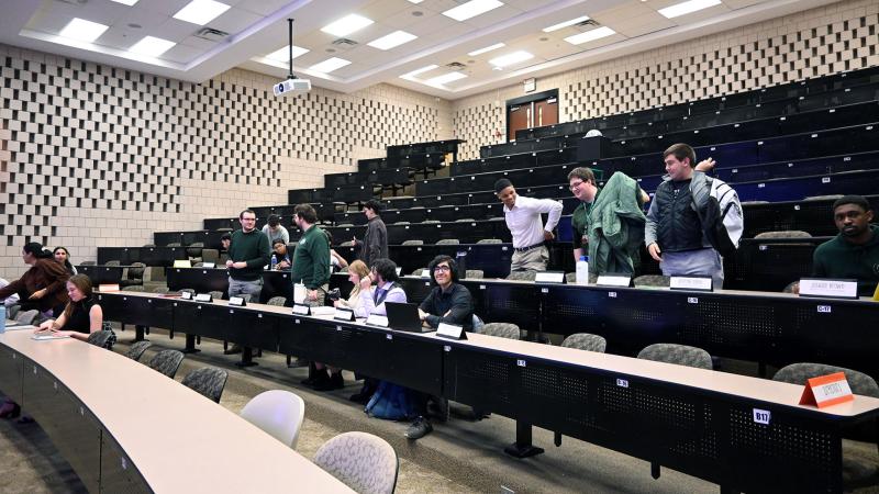 CSU student senators at their first meeting for the spring 2024 semester, on Friday, Jan. 26. 