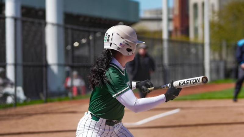 Cleveland State Viking at bat against Youngstown State