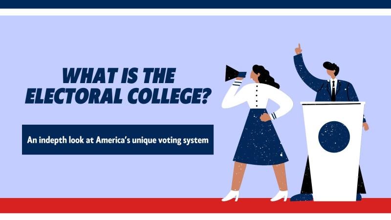 Graphic "What is the electoral college?"