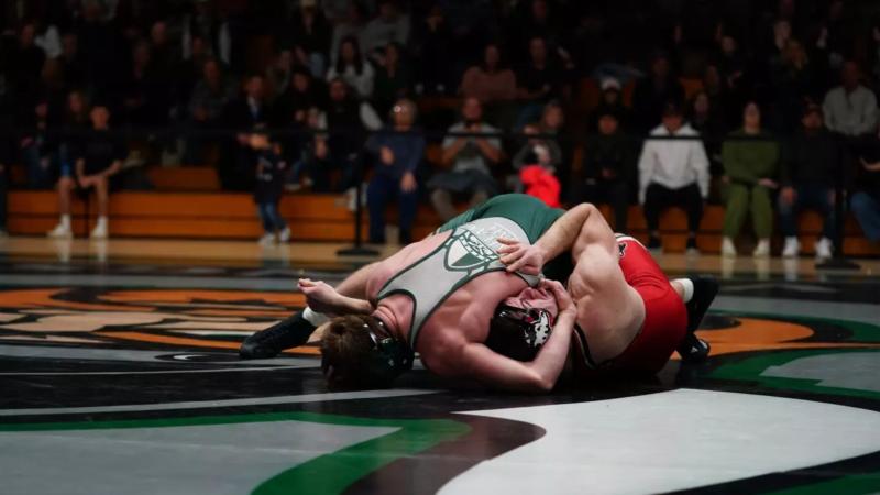 CSU wrestler pins down opponent