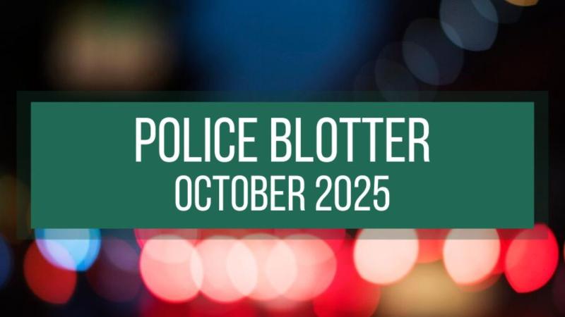 Police blotter October 2025