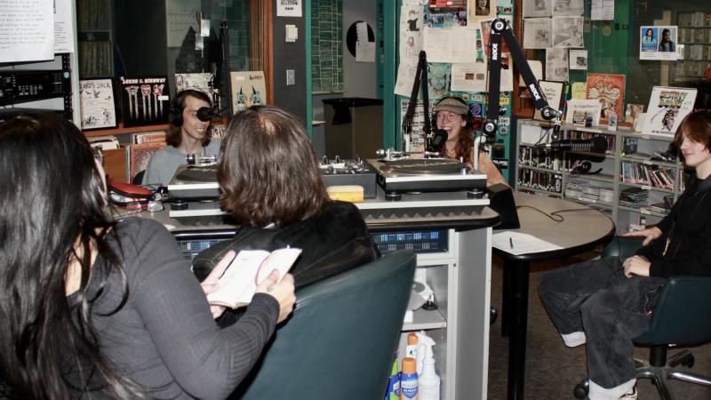 Students working at WCSB