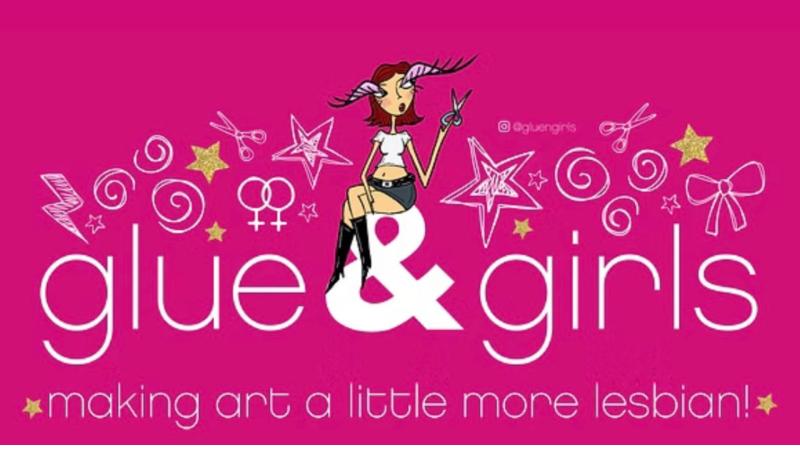 Alexis Figlar’s glue & girls logo including her personalized avatar