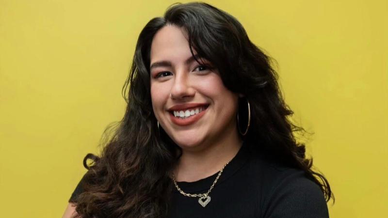 Selina Pagan, executive director of the Young Latino Network, poses for a headshot in May 2025.