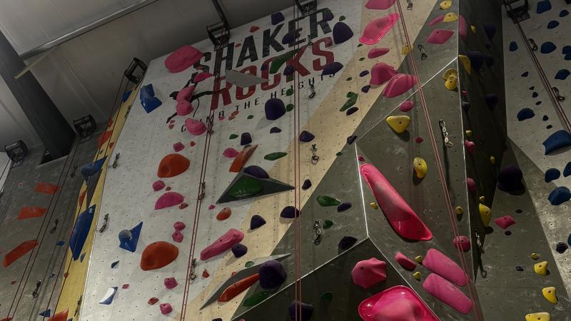 Shaker rocks climbing wall