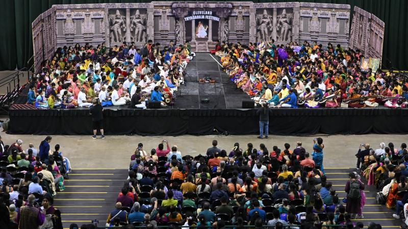Wideshot of the 2026 Cleveland Thyagaraja Festival.