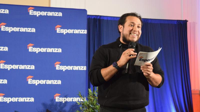  Sebastián Canales, a 2023 Cleveland State University graduate, is a social work trainee at the CSU Counseling Center and is completing his master’s degree in 2027 at Case Western University. 