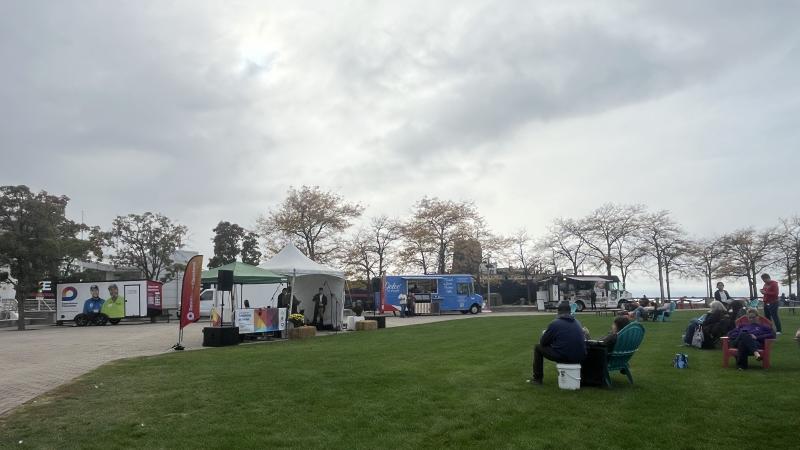  Scene of the Autumn Encore of the Symphony at Sunset series at Voinovich Park
