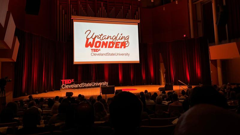 TEDx Cleveland State University returned on a  sold-out “Untangling Wonder” event, featuring twelve speakers in the Waetjen Auditorium on October 23, 2026. 