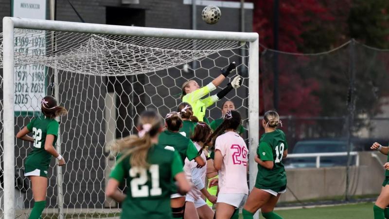 Cleveland State women's soccer playing against Green Bay on Oct. 22, 2026