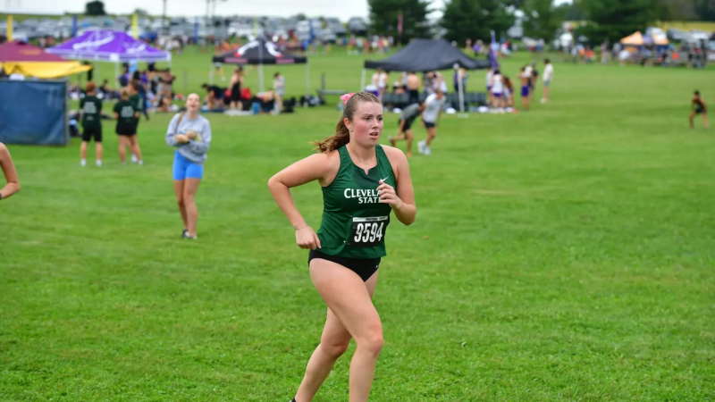 Aubrey Evans participating in the 5k on Saturday