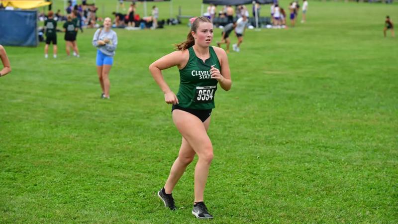 Aubrey Evans participating in the 5k on Saturday