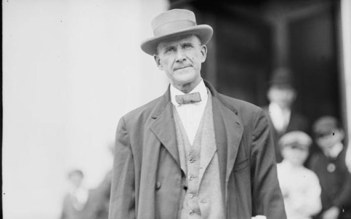American Railway Union leader Eugene V. Debs in 1912.