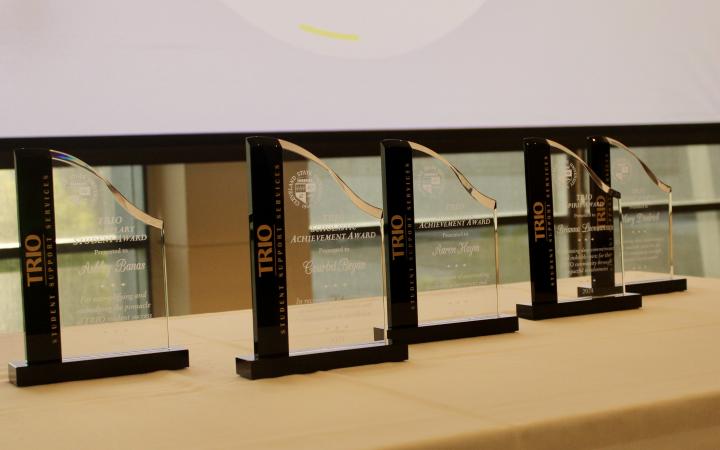 TRIO awards to celebrate accomplishments of some of the graduates. (credit: Koya Ball)