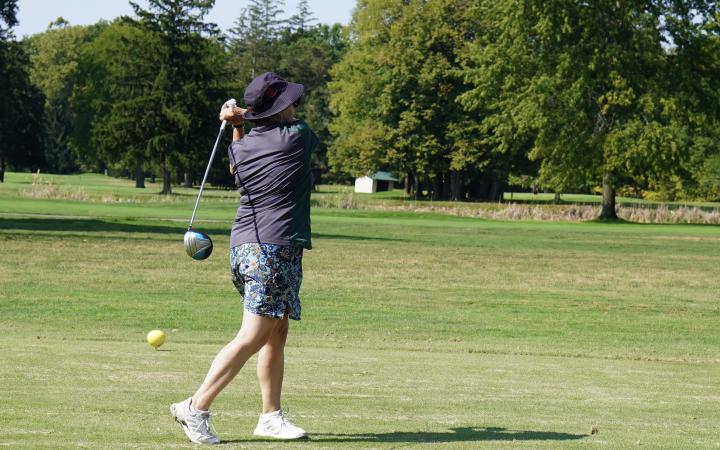 President golfing