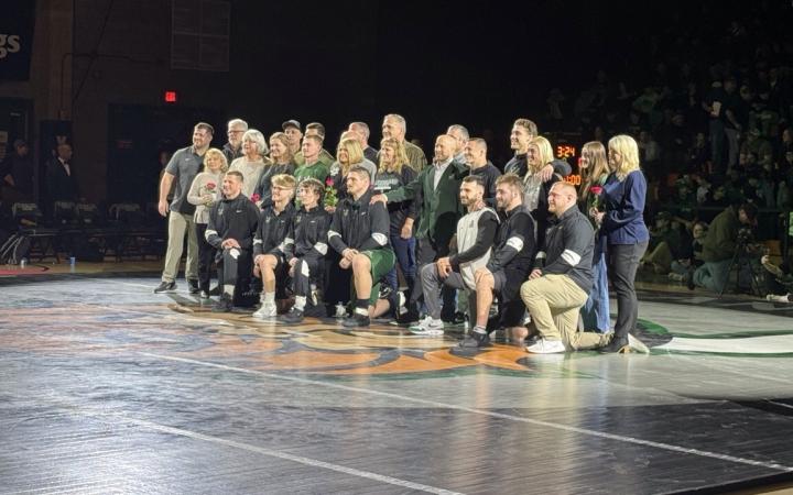 CSU wrestling Senior Night photo