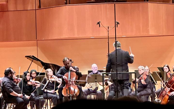 Ovidiu Marinescu joins the Cleveland Philharmonic Orchestra to perform Haydn’s Cello Concerto.