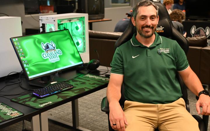 PJ Farrell is the director of the esports program giving students the opportunity to challenge themselves more in electronic sports.