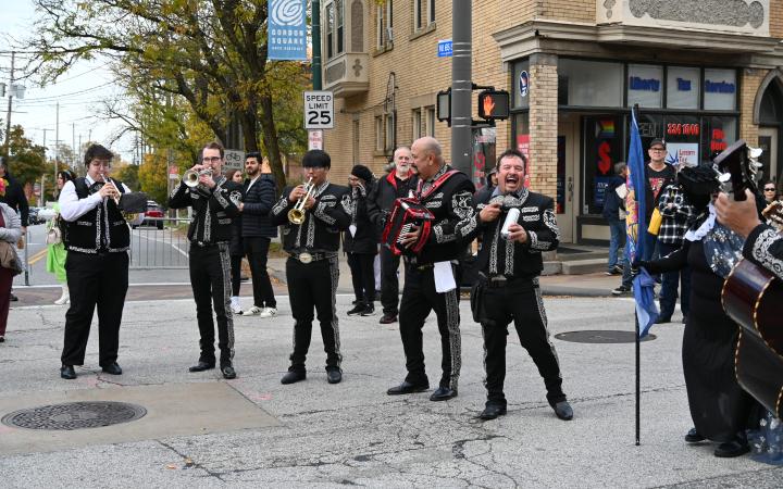 A Mariachi band performs during the event, Nov. 1, 2025. (credit: Alex Martinez)