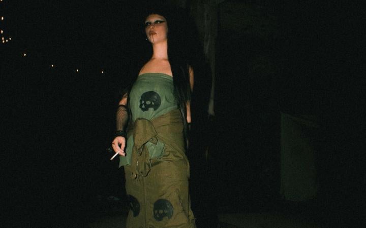 Katey walked the runway in Murdamental designs