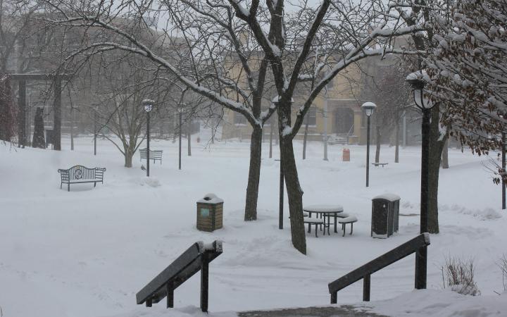 Outside the CSU Science building, Jan. 15, 2026.