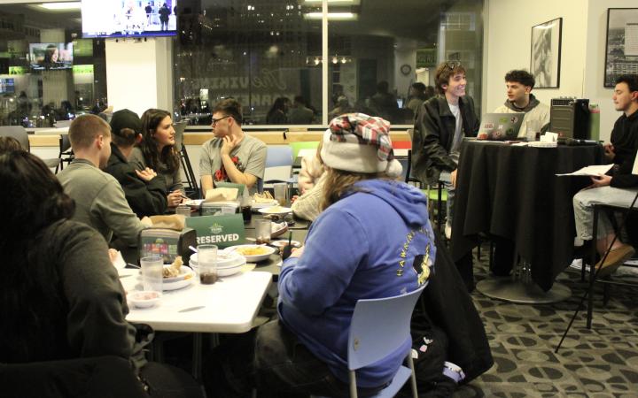 CSU students participating in trivia hosted by Residence Life on Jan. 29, 2026. (Credit: Kirsten Kimbler)