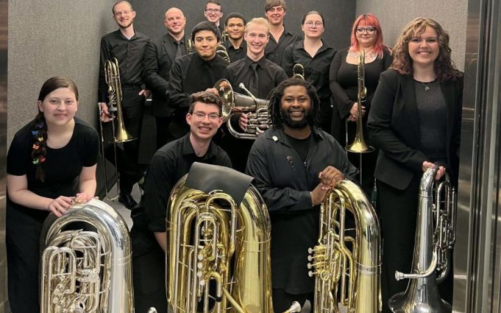 CSU Chamber Collective brining their instruments to their performance