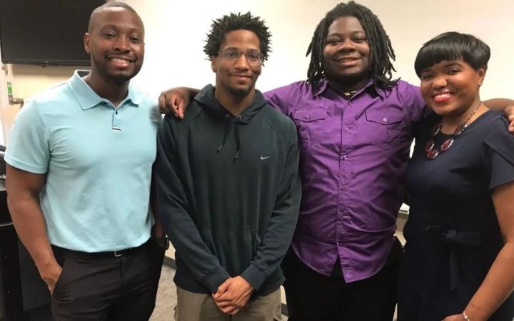 Credit: The National Association of Black Journalists Caption: Derek Williams (third from left) welcomed WKYC Studios to CSU for The National Association of Black Journalists chapter speaker event on March 27, 2026.