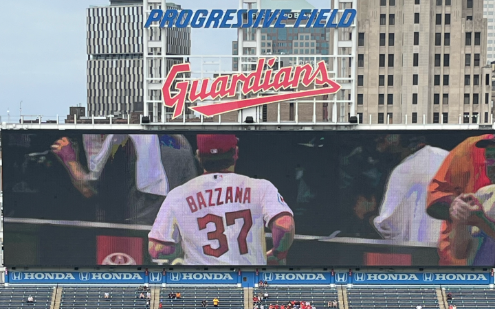 Travis Bazzana warming up before playing the Chicago White Sox on Sept. 16.
