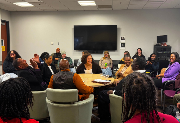 Umoja roundtable in the Howard A. Mims African American cultural center.
