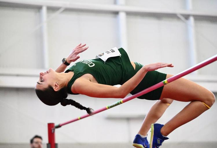 Cleveland State’s Ivana Babic during the Horizon League Indoor Championship in Youngstown, Ohio, on Sunday, March 1, 2026.