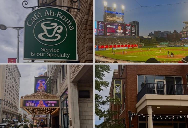 Composite picture showing venues for students, staff and faculty to enjoy near CSU.