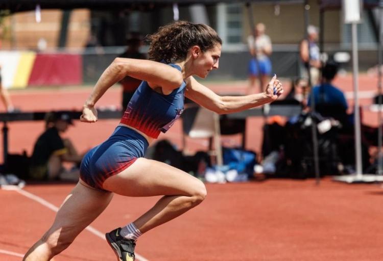 Madison Luthy competes at the Women's World Decathlon Championships at Oberlin College in Oberlin, Ohio, on Aug. 8-9, 2026.