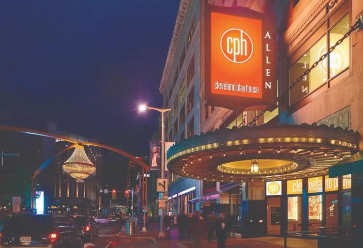 The outside of Cleveland Playhouse Square