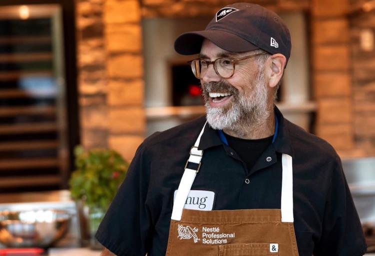 Chef Douglas Katz enjoys getting to know the people interested in taking cooking lessons from him.