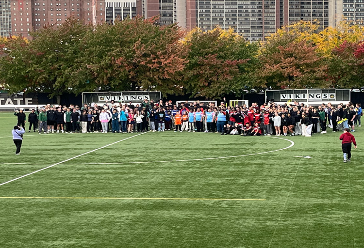 250 athletes from 13 local schools took part in a variety of competitions at the annual fall event hosted by Cleveland State University.